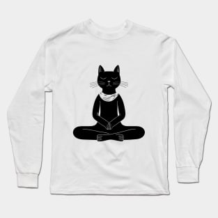 Yoga Cat Long Sleeve T-Shirt